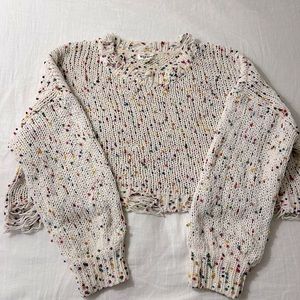 Wild Honey Distressed Sweater
